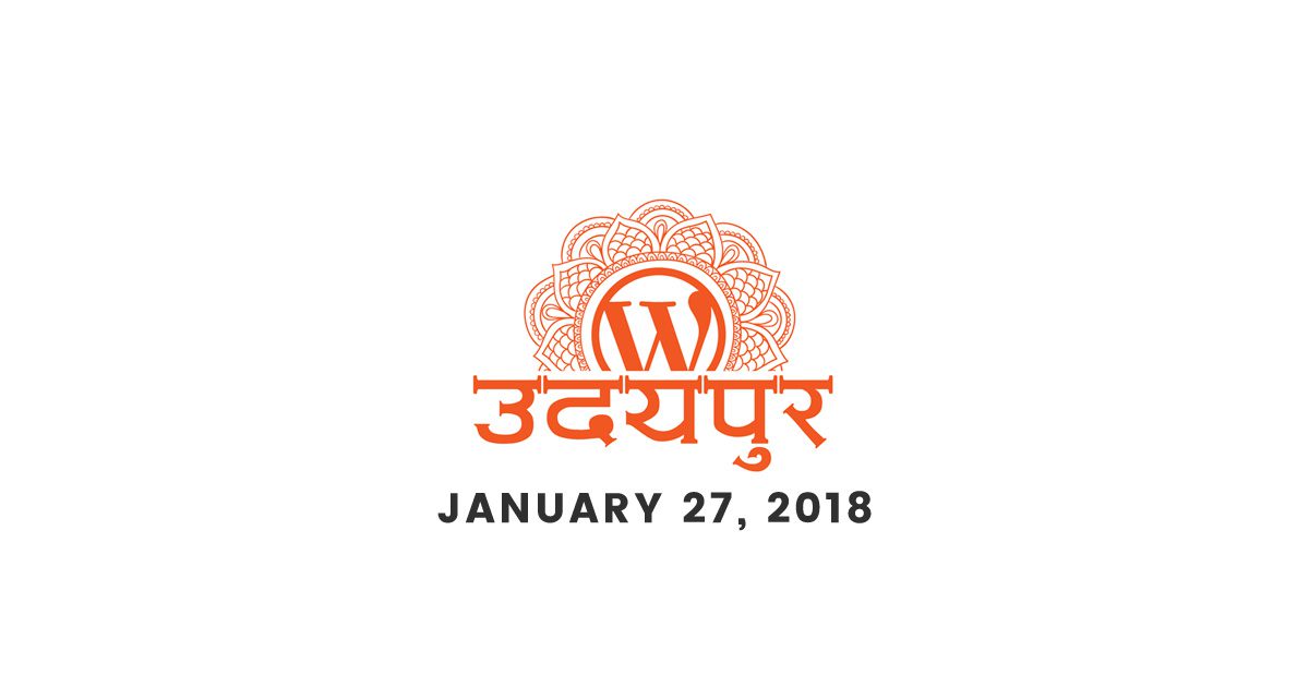 Welcome to WordCamp Udaipur